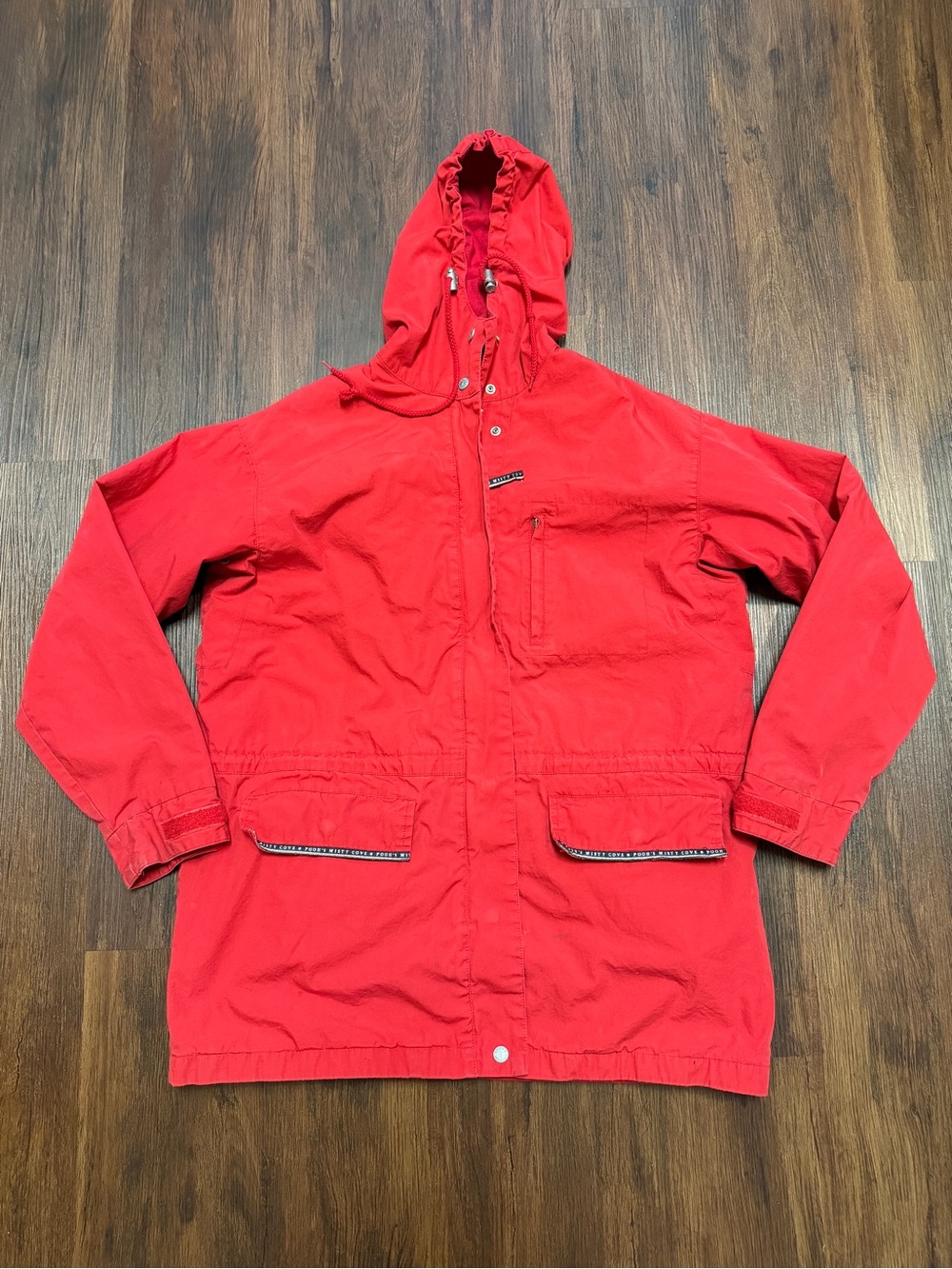 Vintage Disney Store Winnie The Pooh “Pooh’s Misty Cove” Windbreaker Rain Jacket - Picture 3 of 13